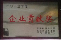 2013年企业贡献奖